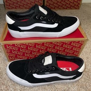 Chima Pro 2 Vans (Suede/Canvas) Black/White
